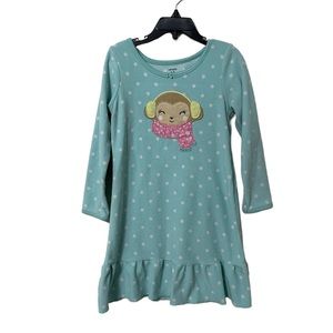 Carter’s Girls Fleece Nightgown Size 4/5